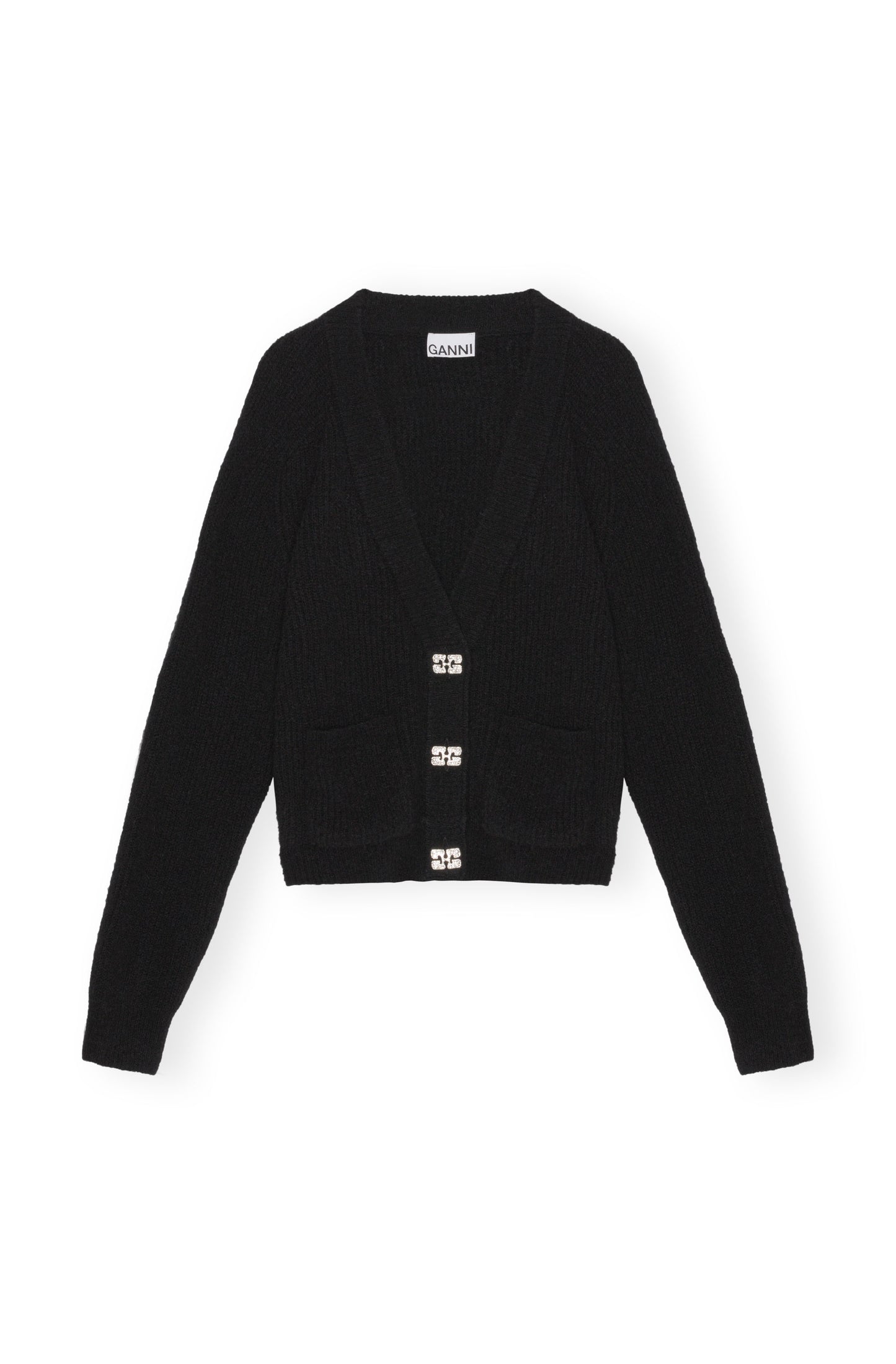 GANNI Soft Wool Cardigan
