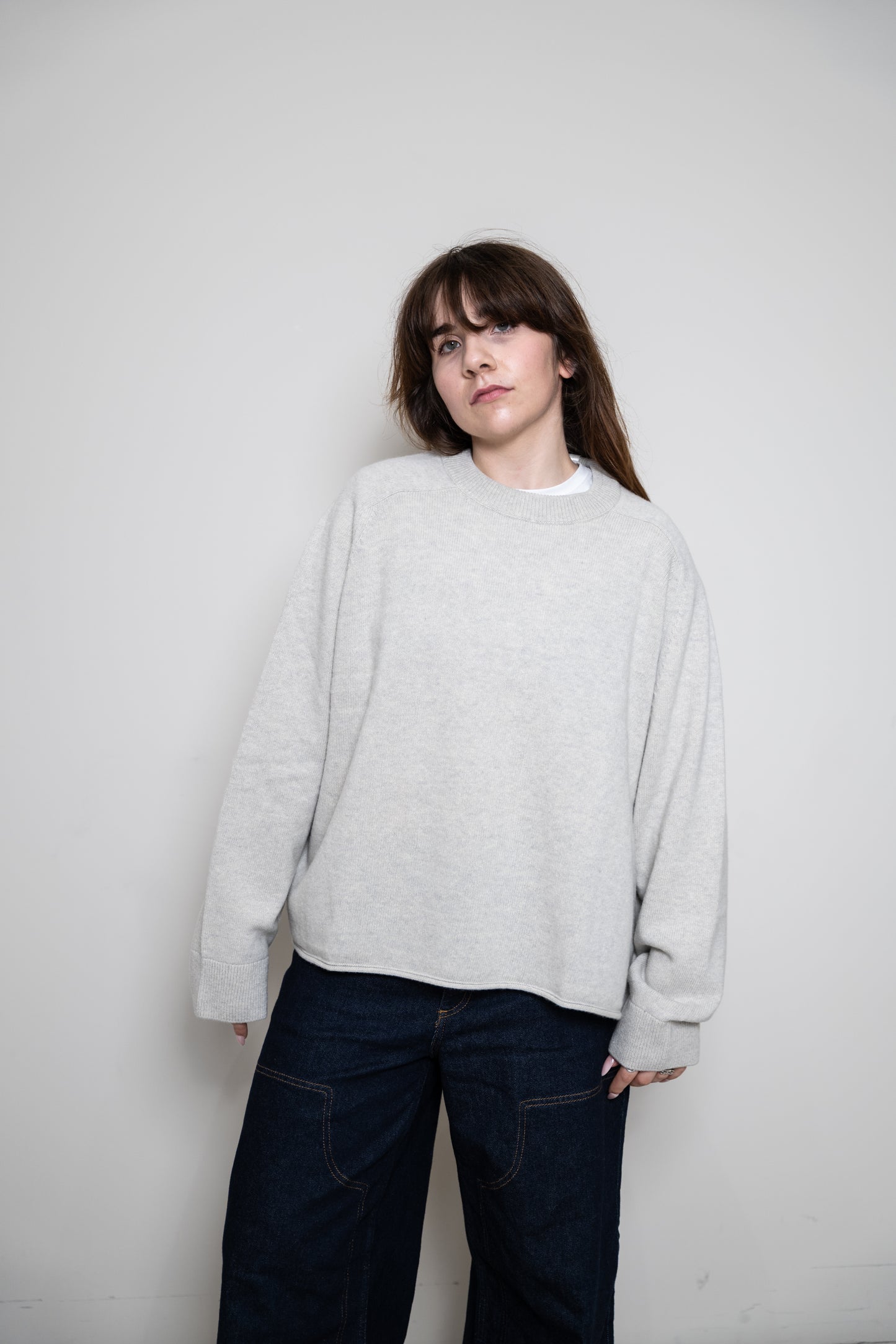 Grey Marl Kaia Strick