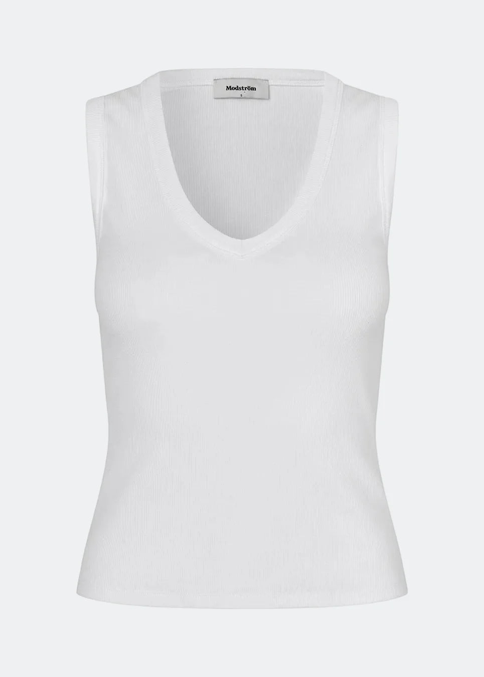 Modström Igormd V-Neck Top White