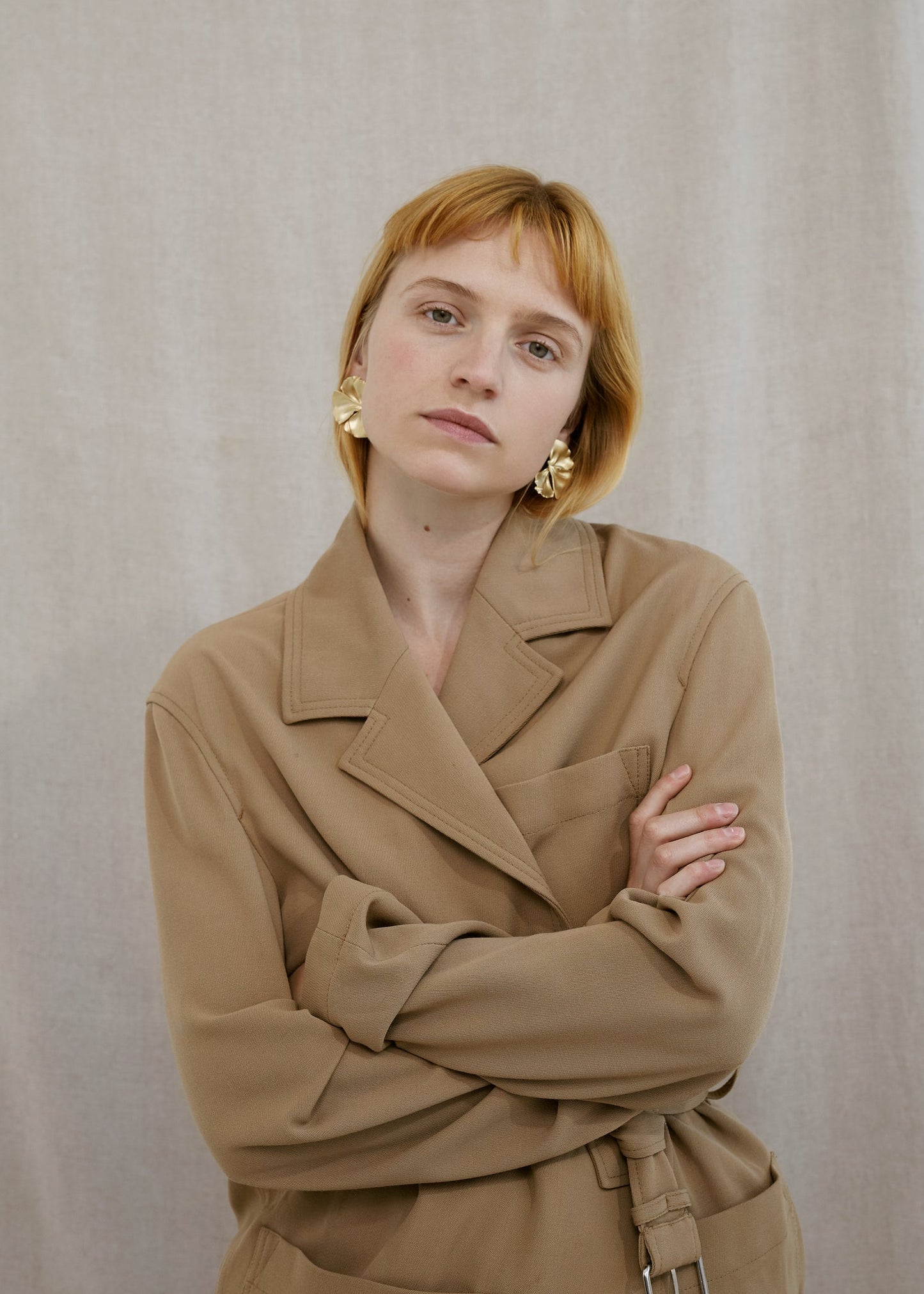 Trine Tuxen PENELOPE EARRING GOLDPLATED