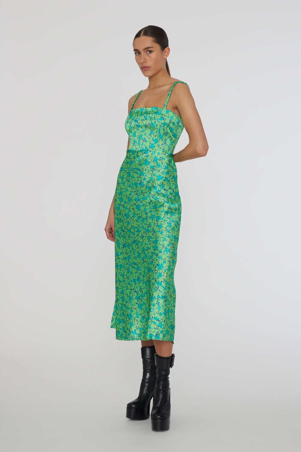 Rotate Midi Slip Dress