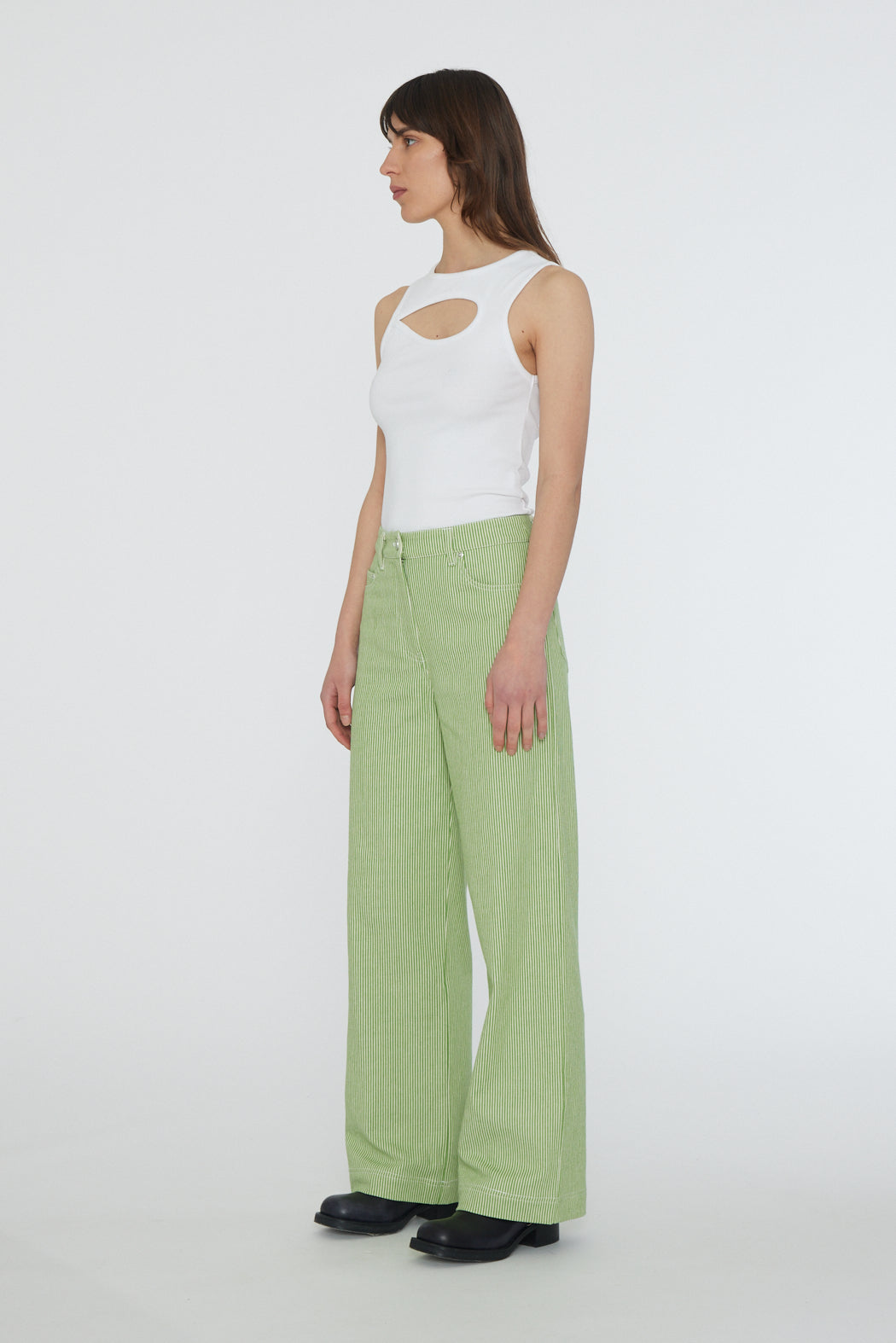Remain Striped Canvas Pants