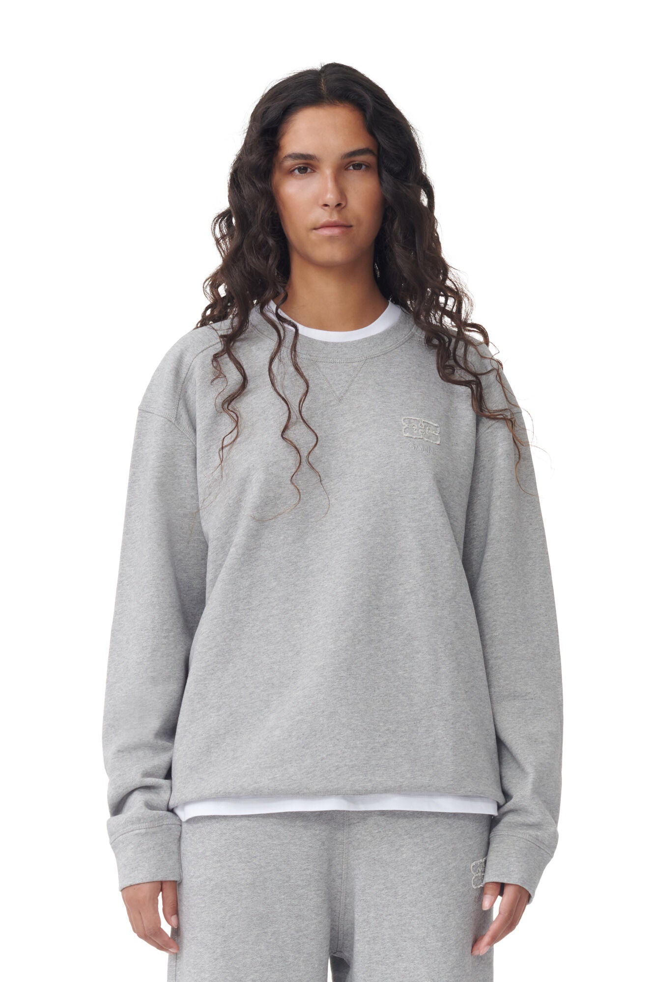 GANNI Isoli Drop Shoulder Sweatshirt