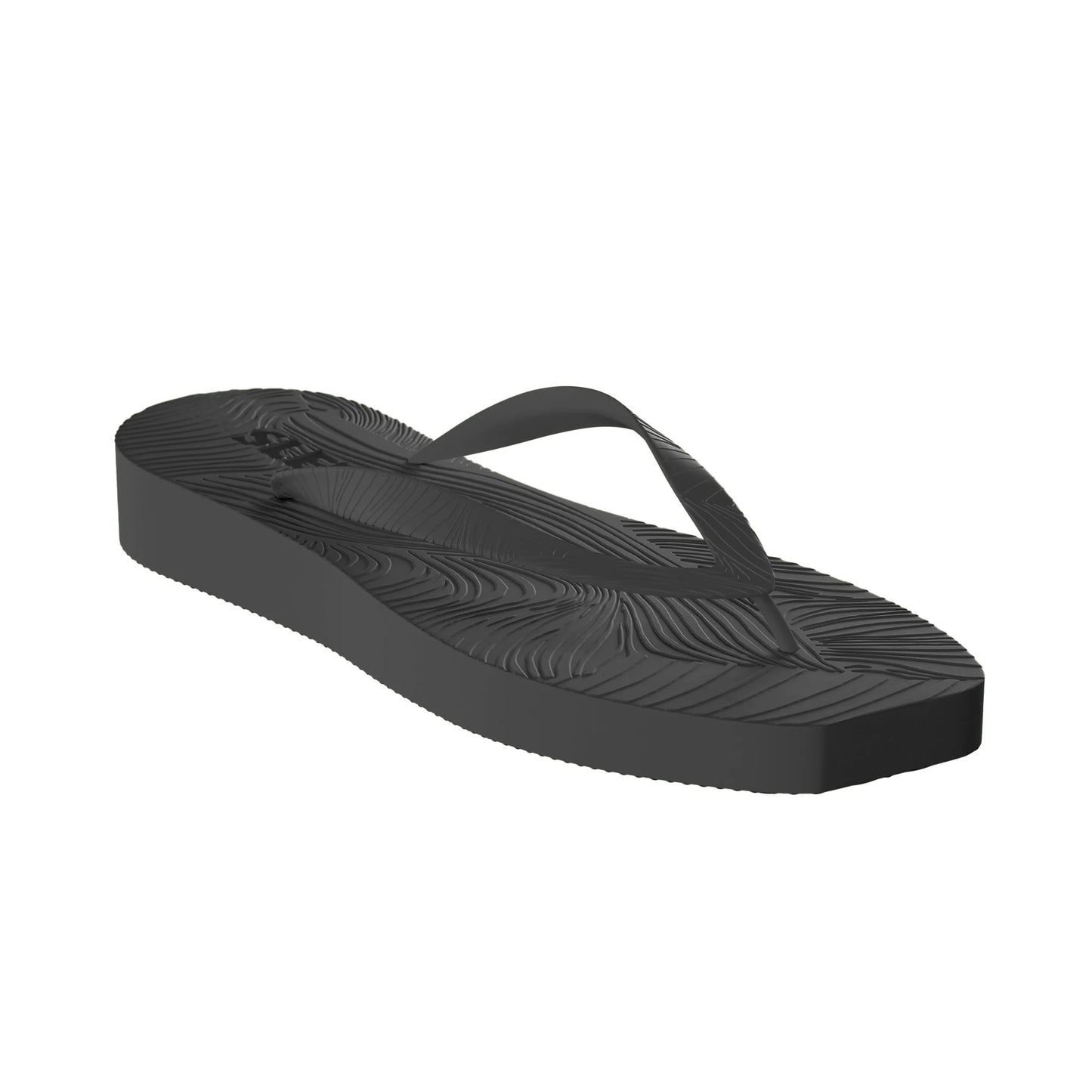 Sleepers Tapered Plattform Flip Flops Black