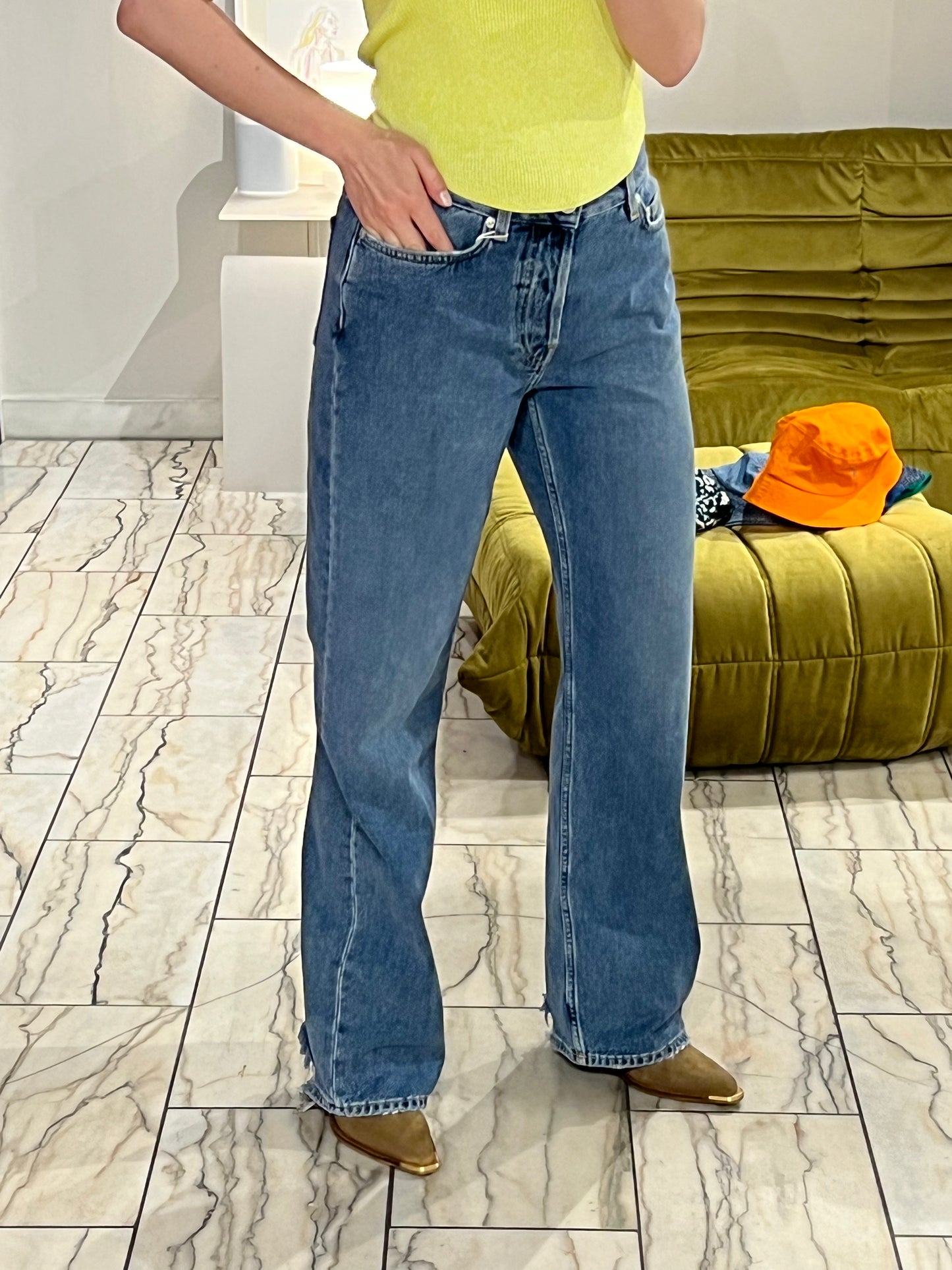 Won Hundred Baggy Medium Base Blue