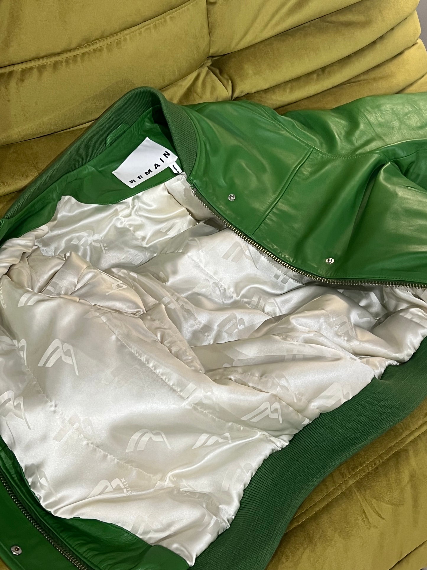Remain Leather Bomber Jacket