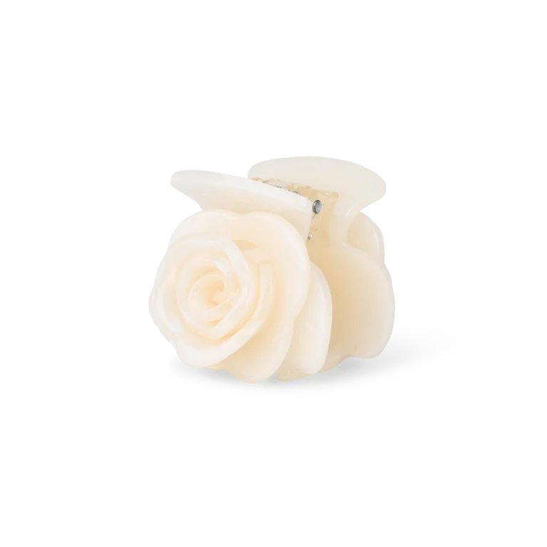 SUI AVA Rose Hairclip mittel White