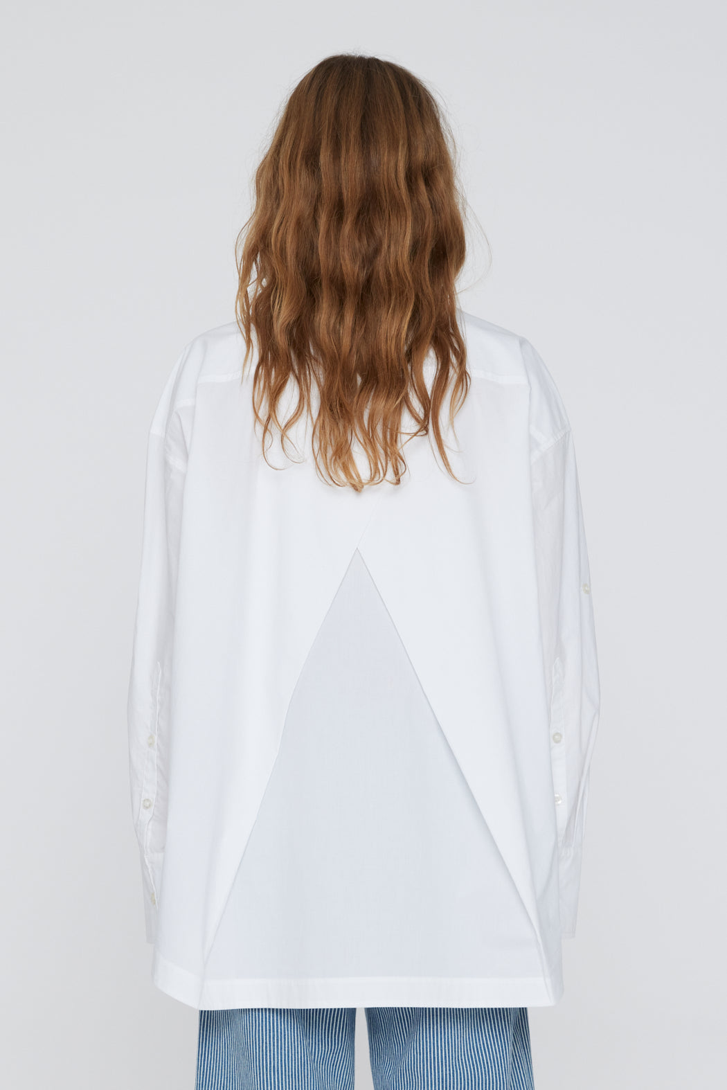 Remain Poplin Pleated Back Shirt