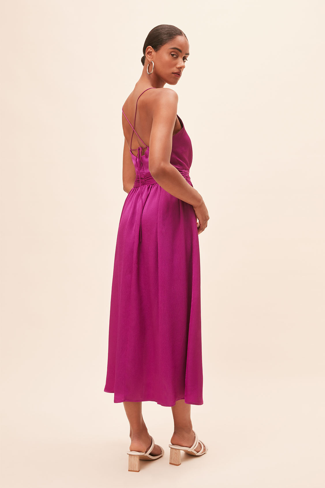 Suncoo Midi Dress Violett