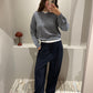 Noa Fluid Cade Hose Navy