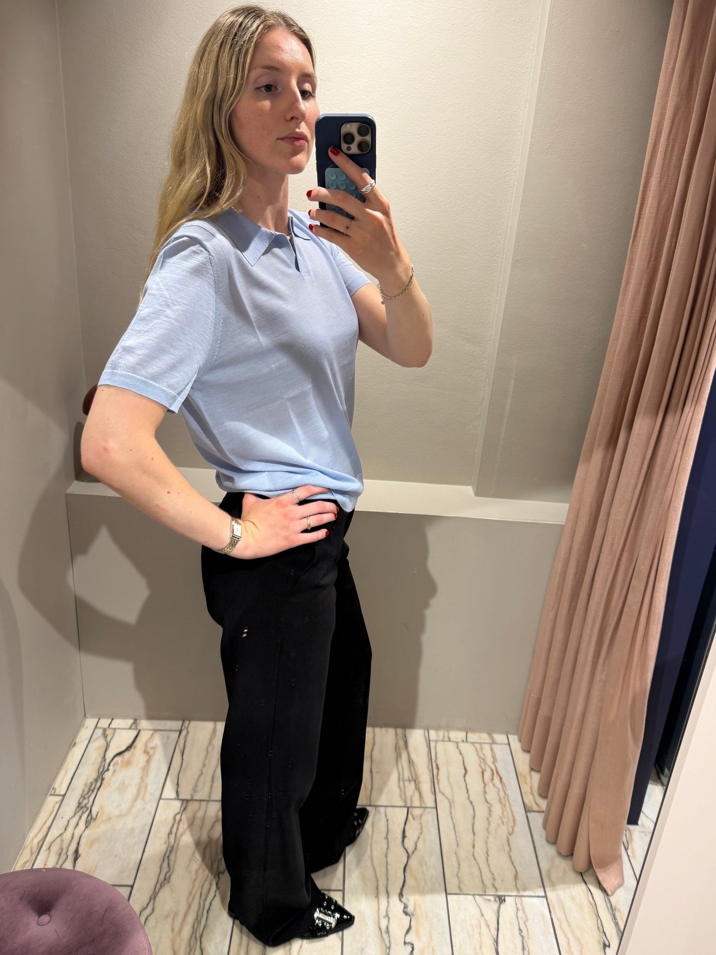 g-Polo Blau