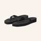 Sleepers Tapered Plattform Flip Flops Black