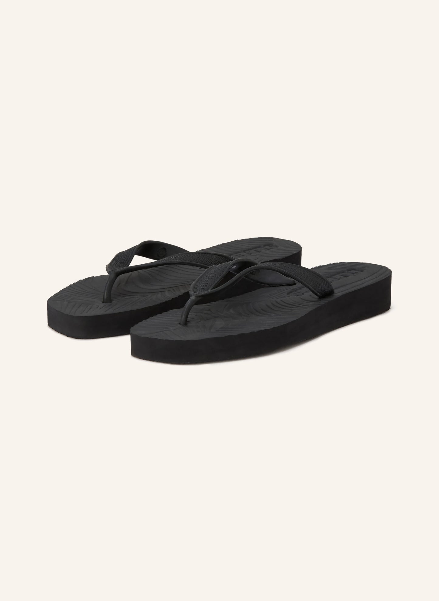 Sleepers Tapered Plattform Flip Flops Black
