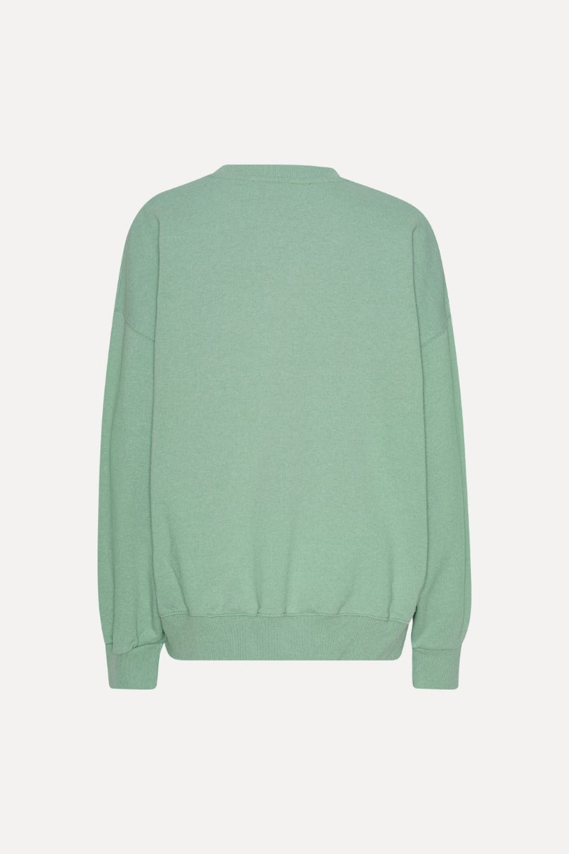 Rotate Sunday Sweat Logo Crewneck Granite Green