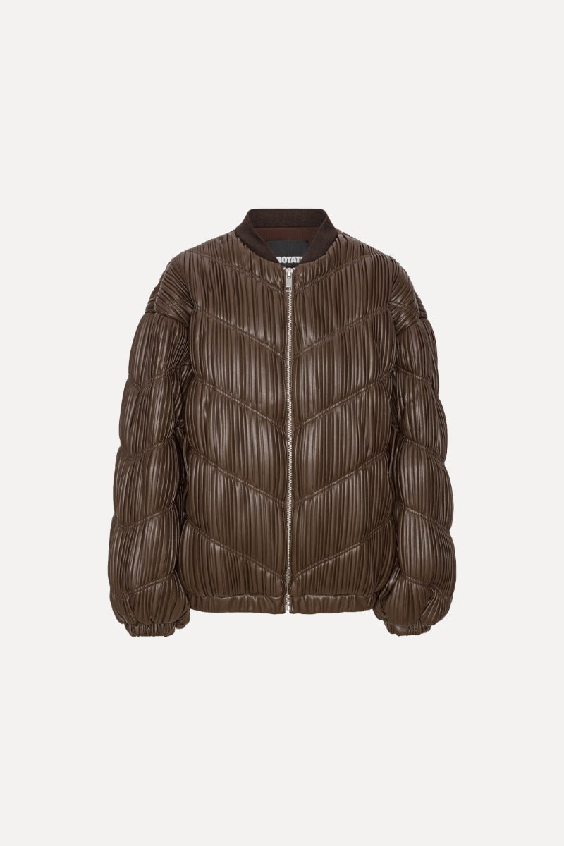 Rotate Pleated Bomber Jacket