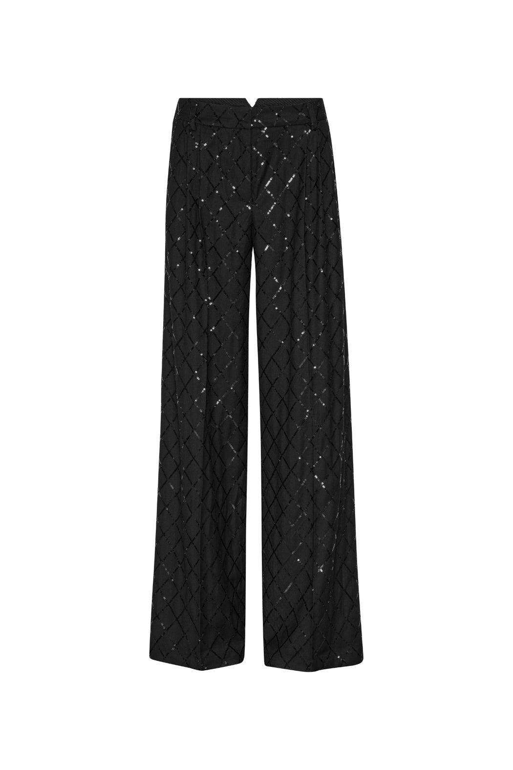 Rotate Wide Leg Sequins Pants