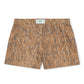 GANNI Printed Stretch Cotton Elasticated Shorts