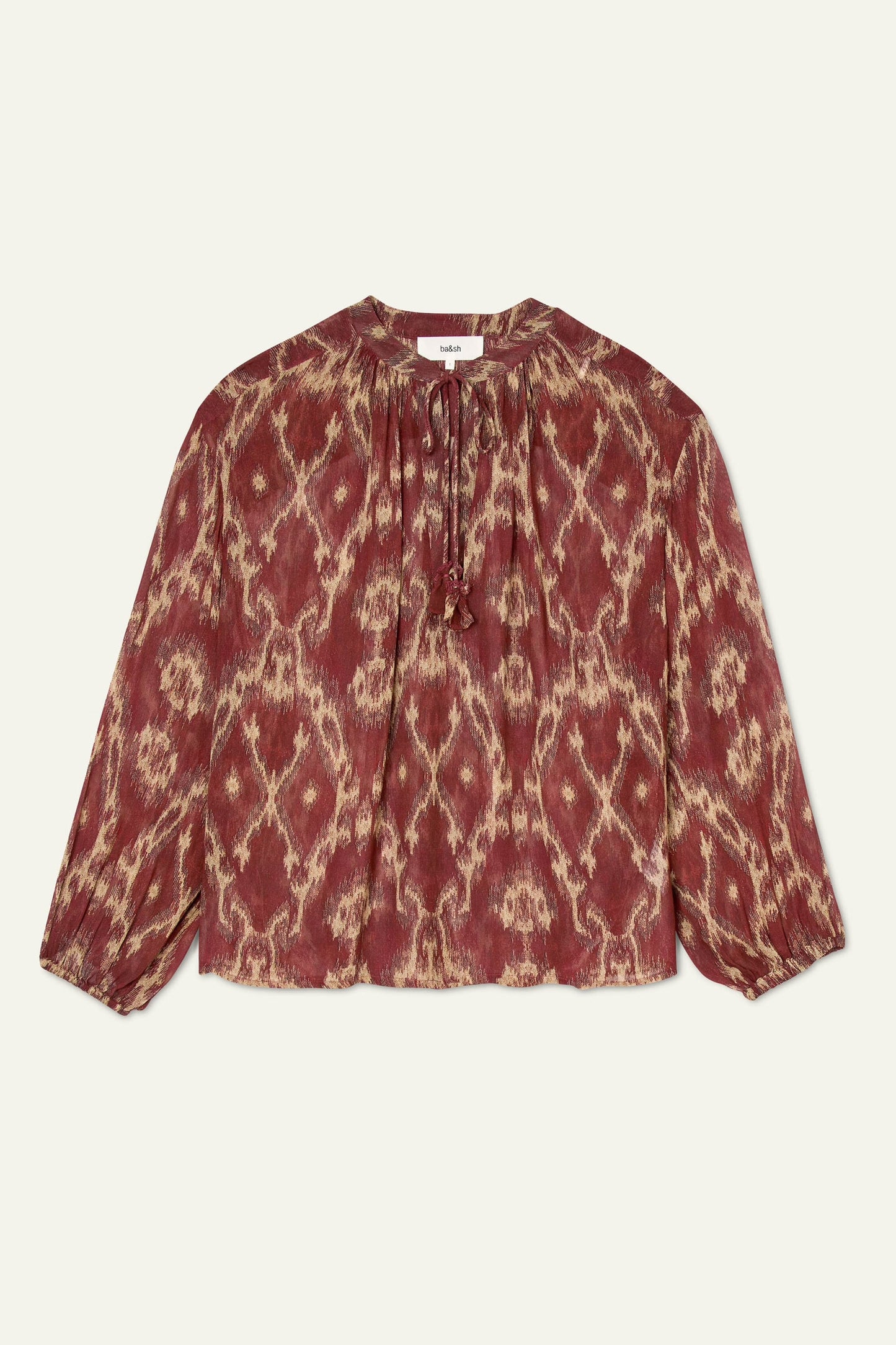 Ba&Sh Blouse Menaelle Brique