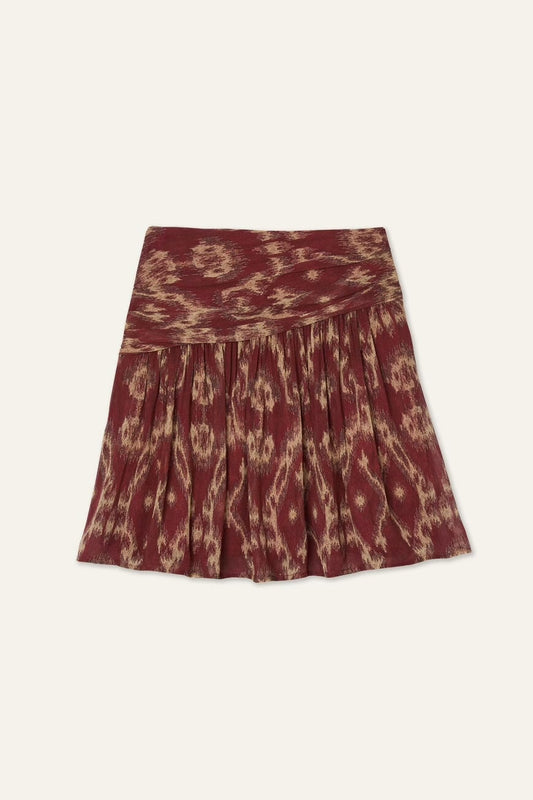 Ba&Sh Mina Skirt Brique