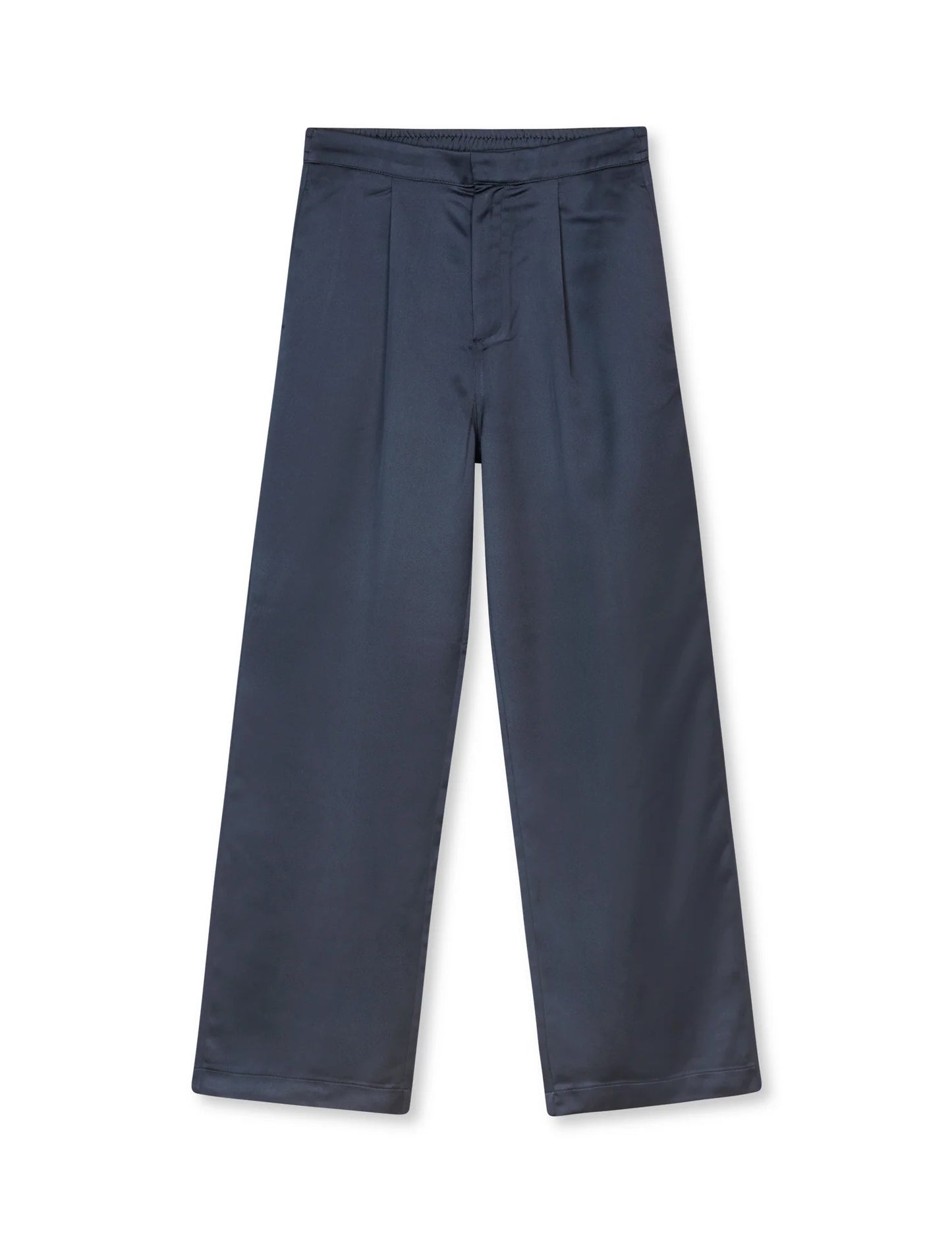 Mads Nørgaard Heavy Satin Birna Pants Navy