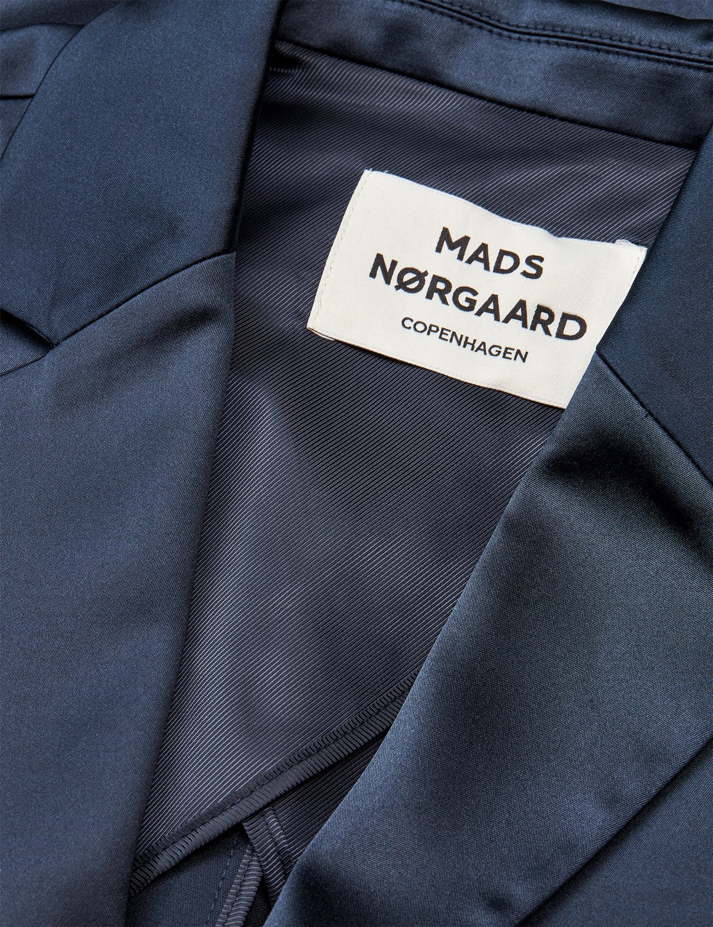 Mads Nørgaard Heavy Satin Helga Jacket Navy