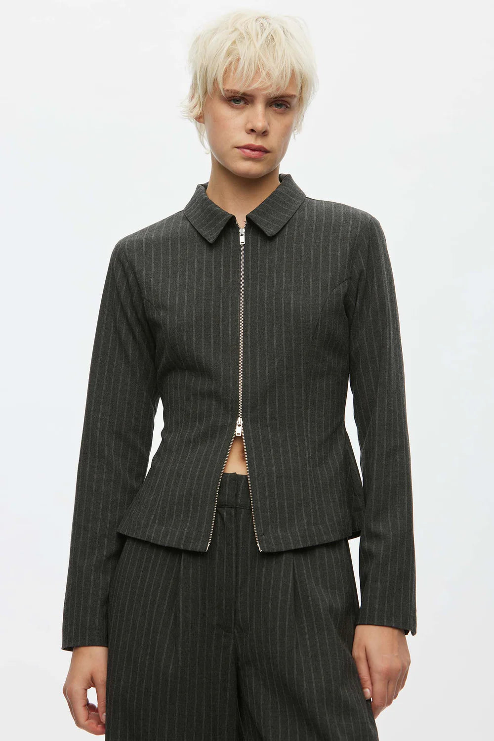 Oval Square Rowy Zip Shirt