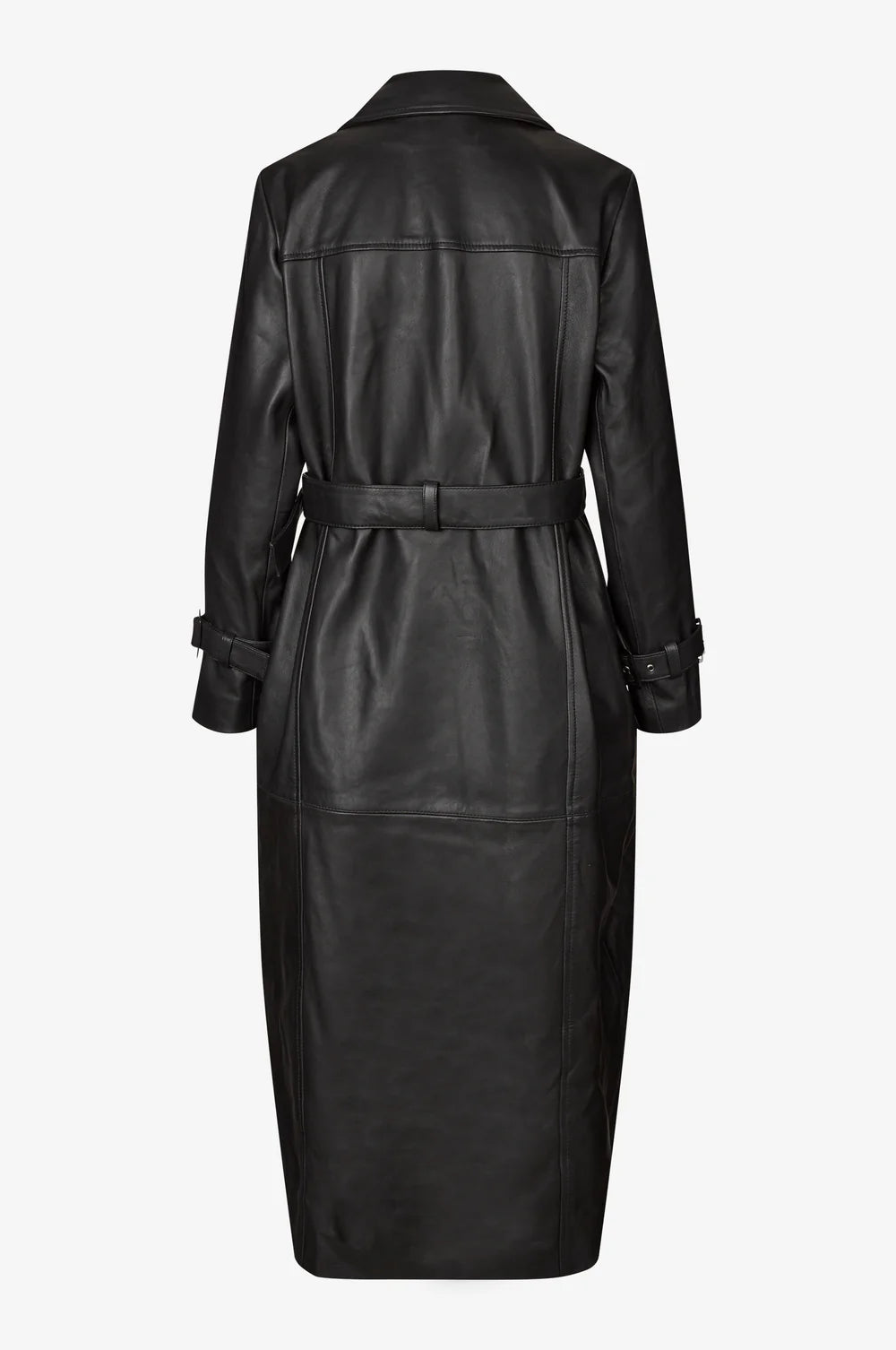 Oval Square Roadie Leather Coat