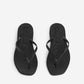 Sleepers Tapered Plattform Flip Flops Black