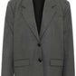 Gestuz Paula Oversized Blazer grau