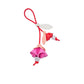GANNI Flower Recycled Leather Bag Charm