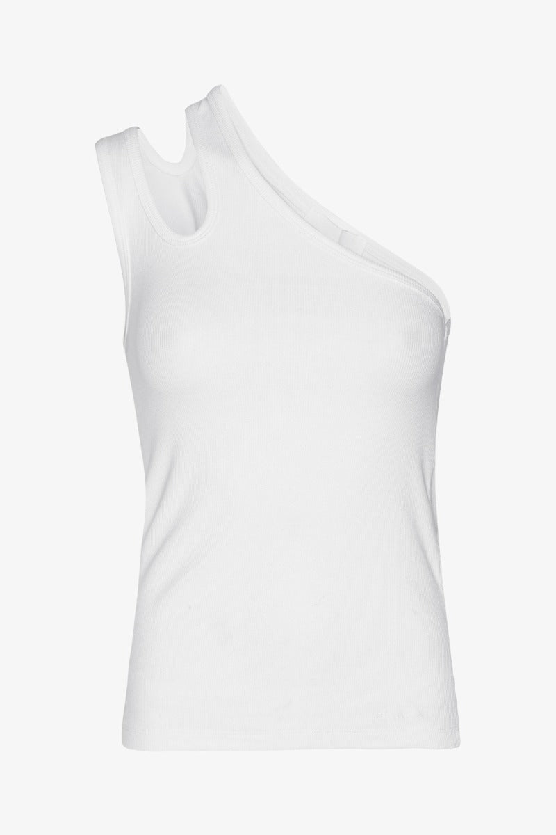 Remain Jersey One-Shoulder Top