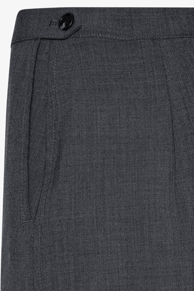 Remain Suiting Midi Skirt Dark Grey