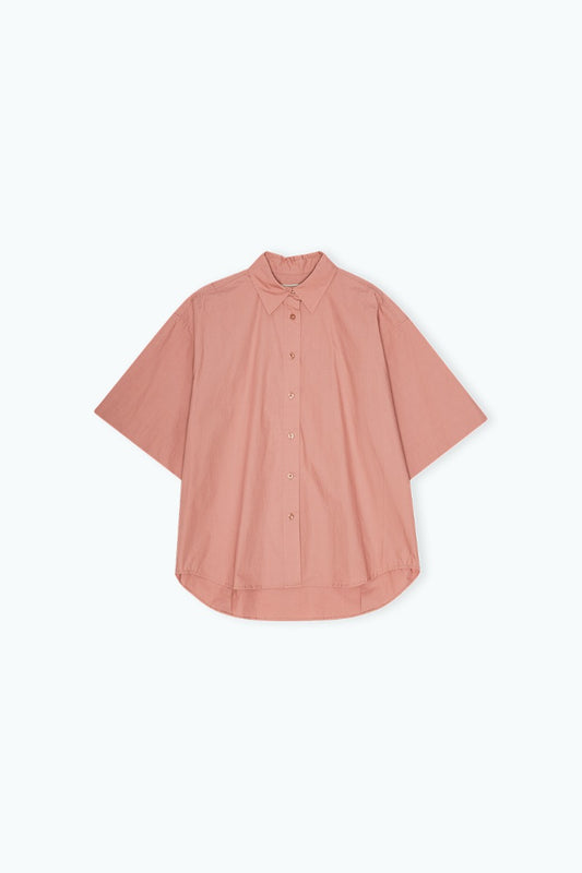 Remain Oversized Short Sleeve Shirt Ash Rose