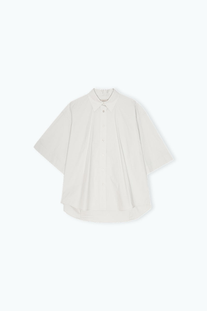 Remain Oversized Short Sleeve Shirt Light Grey