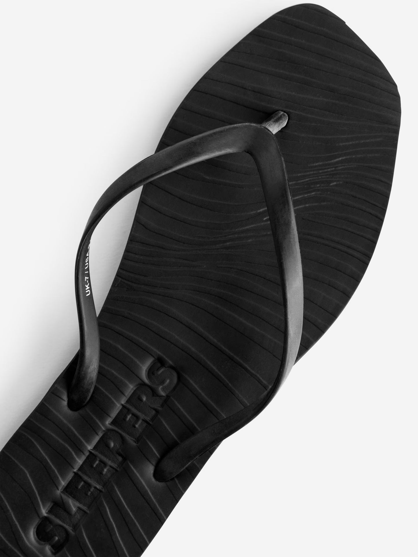 Sleepers Tapered Plattform Flip Flops Black