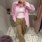 H2O Rønne Essential Pyjama Shirt Rosa