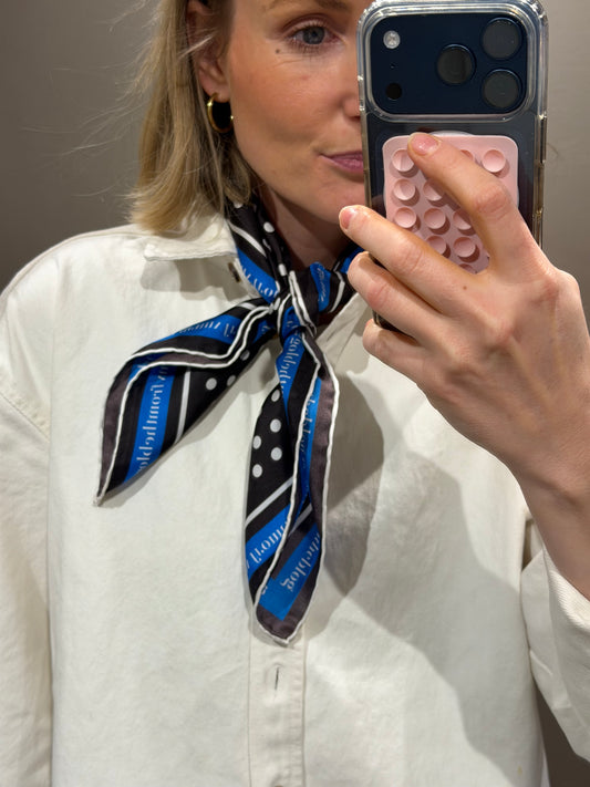 G-Silk Scarf Polka Dot