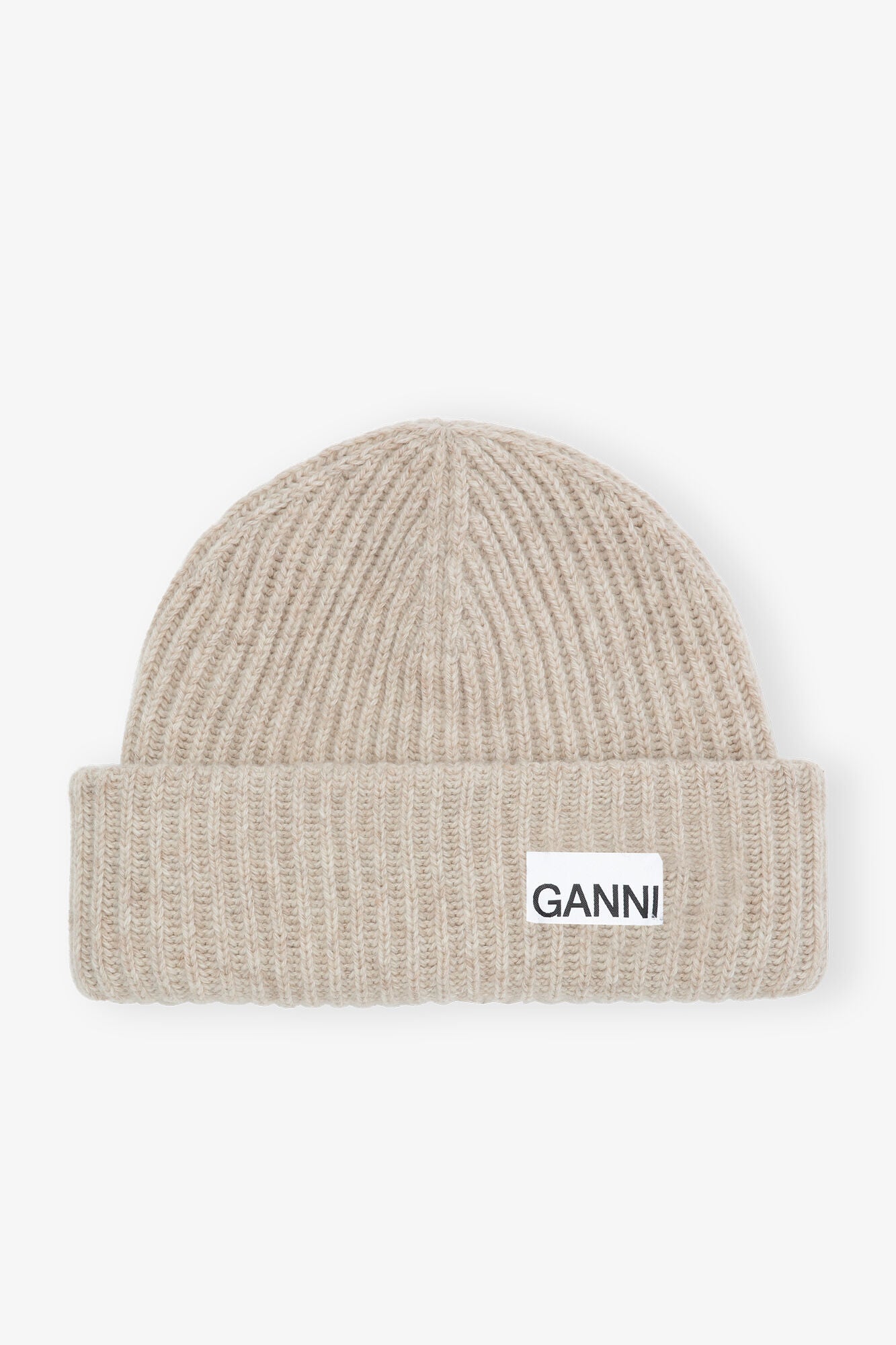 GANNI Structured Rib Beanie