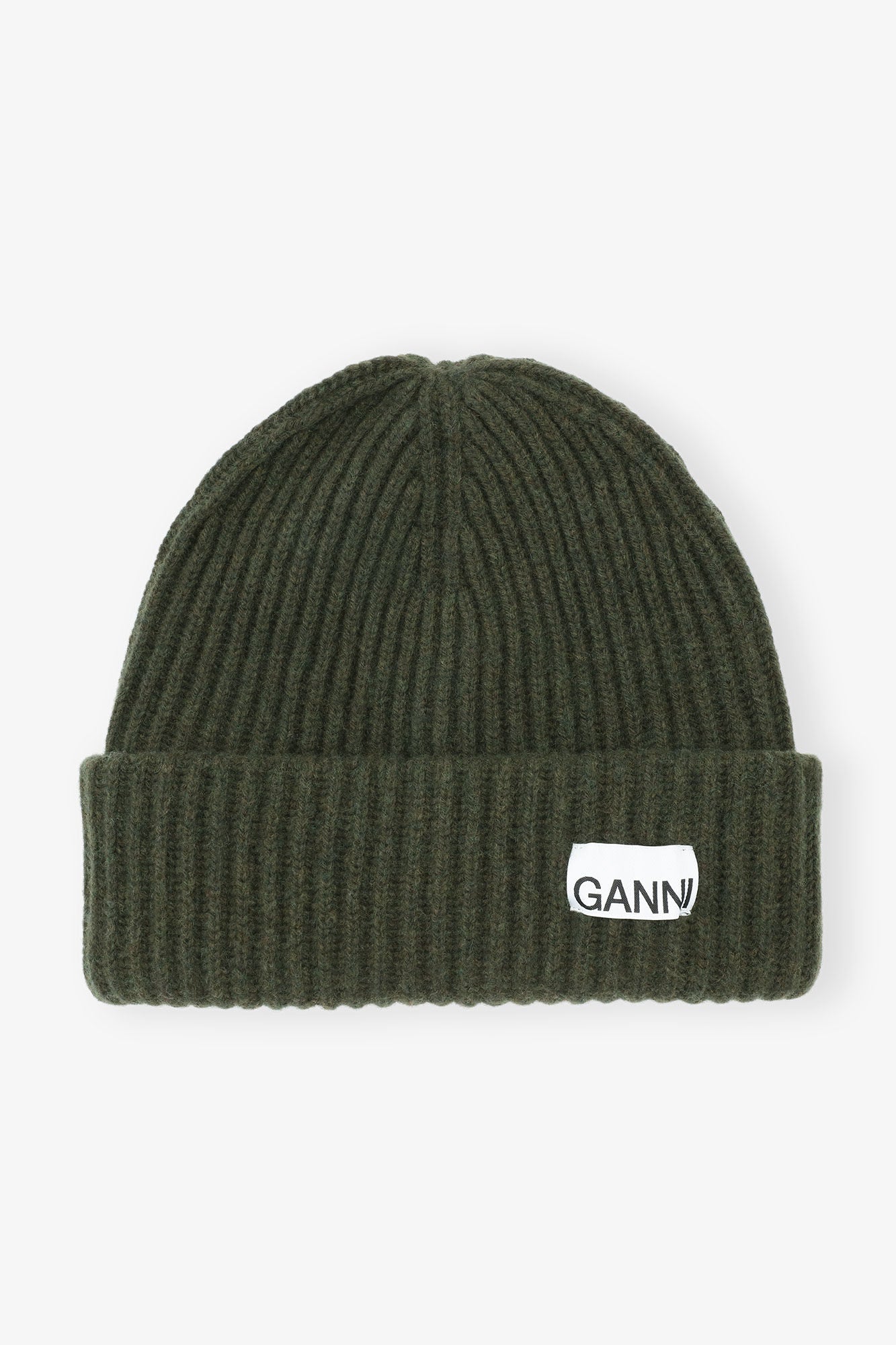 GANNI Structured Rib Beanie