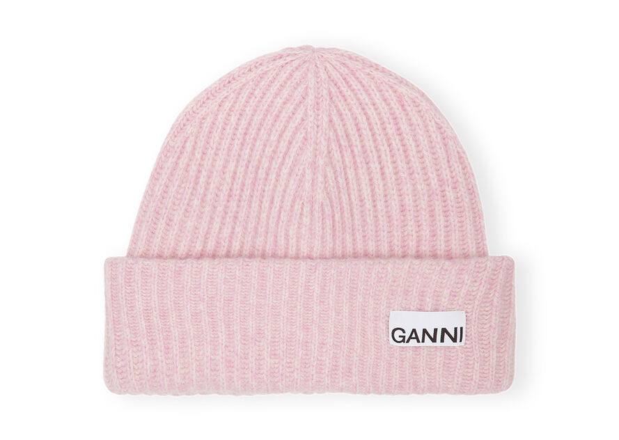 GANNI Structured Rib Beanie