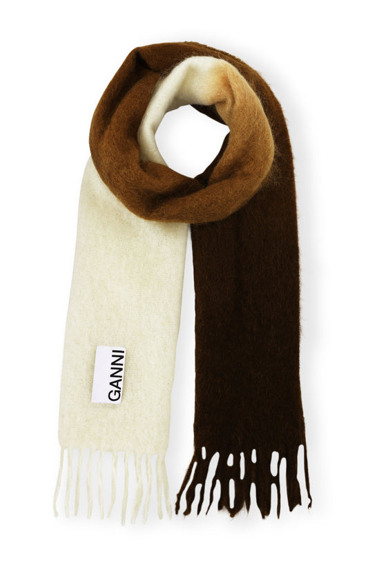 GANNI Mohair Gradient Scarf