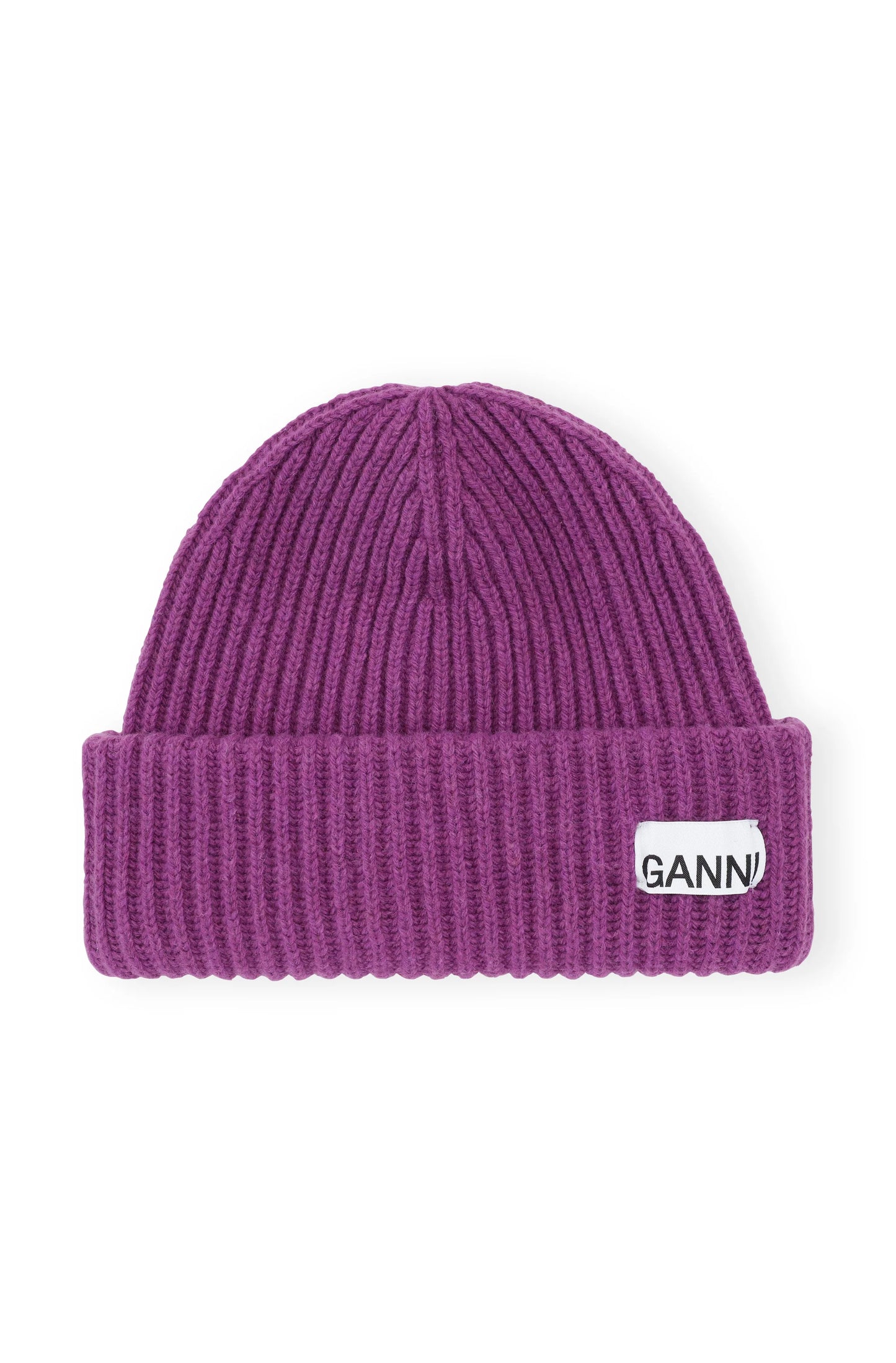 GANNI Structured Rib Beanie