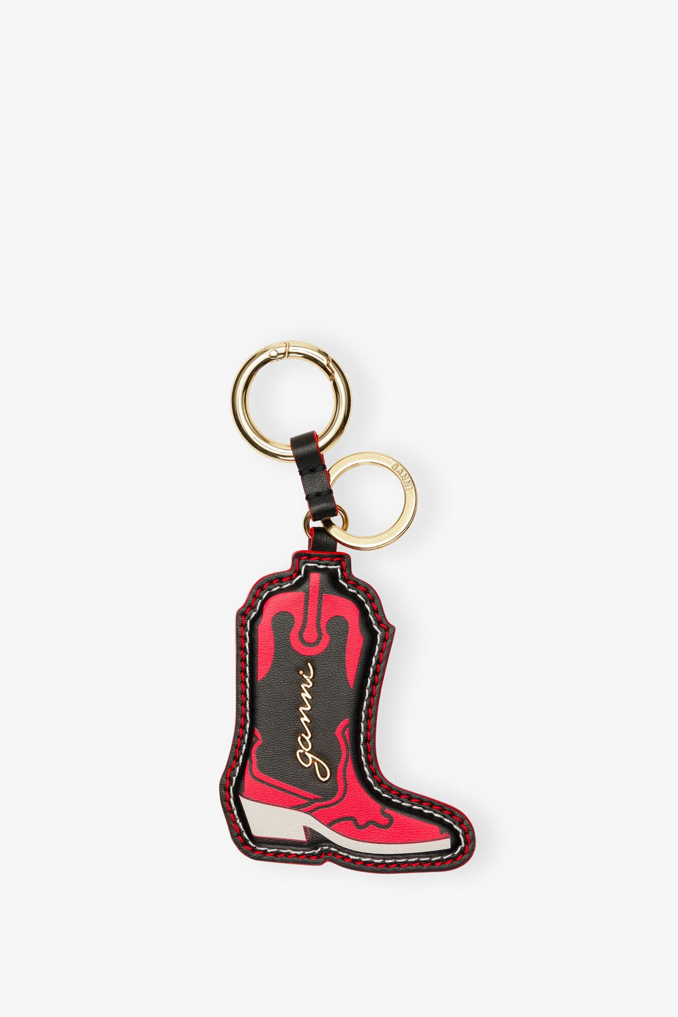 GANNI Western Boot Keyring