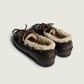 Boat Loafer Brushed Fur Leather