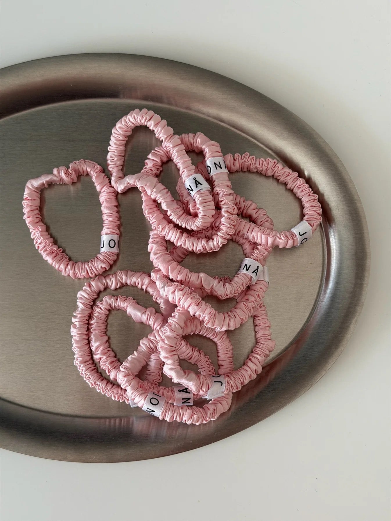 Essential Silk Scrunchies Rose