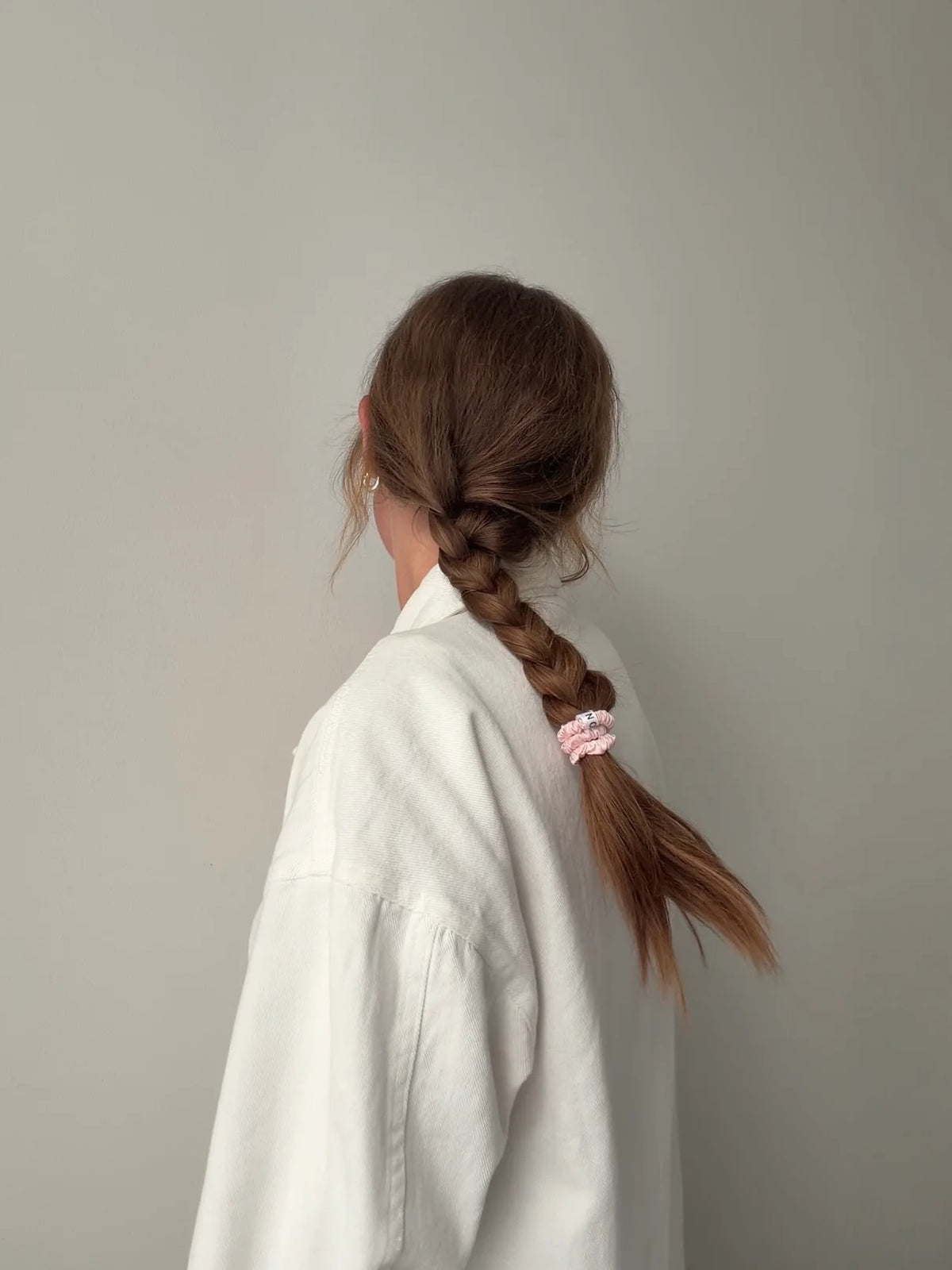 Essential Silk Scrunchies Rose