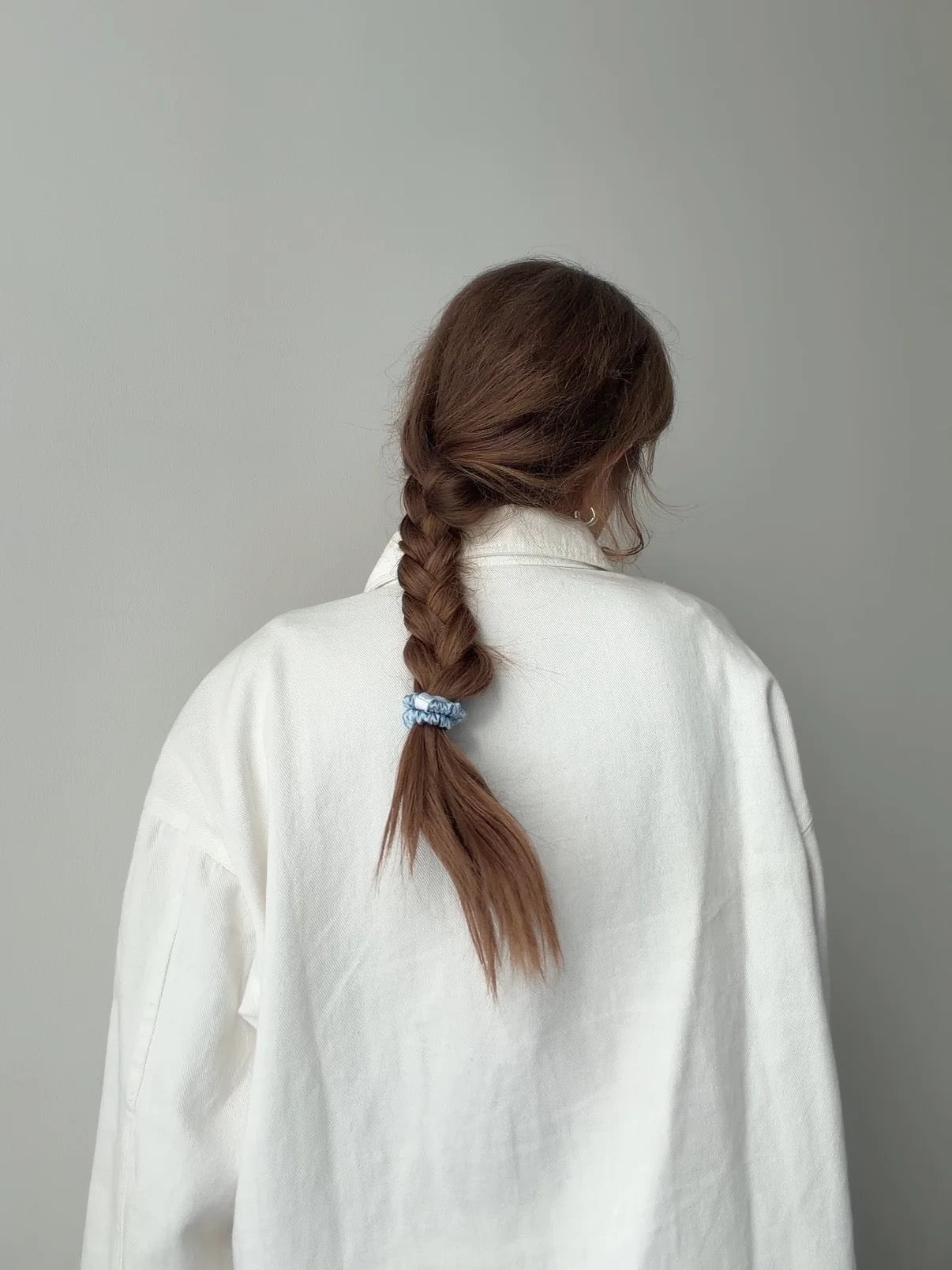 Essential Silk Scrunchies Sky