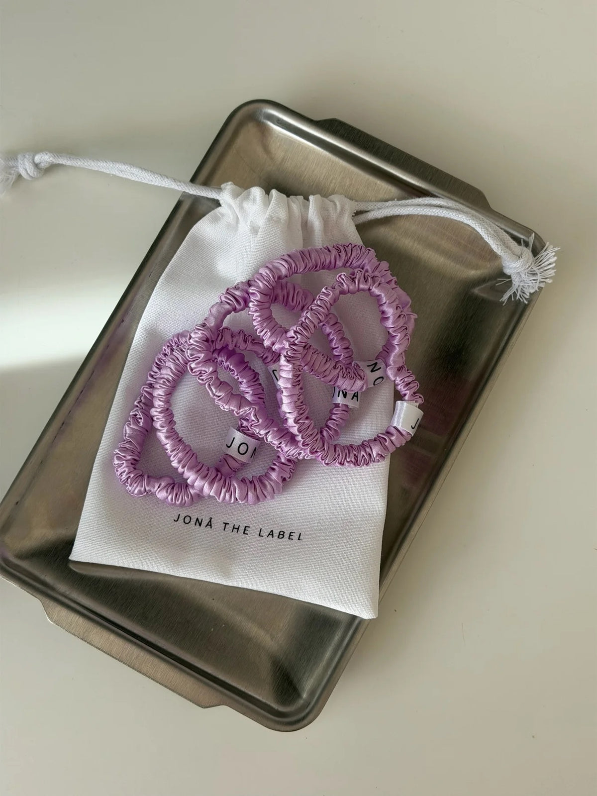 Essential Silk Scrunchies Lavender