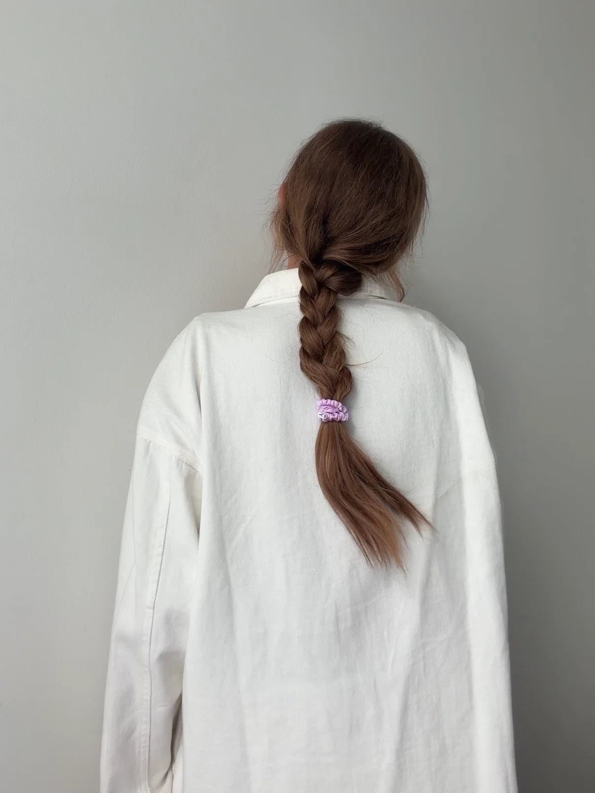 Essential Silk Scrunchies Lavender