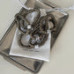 Essential Silk Scrunchies Khaki